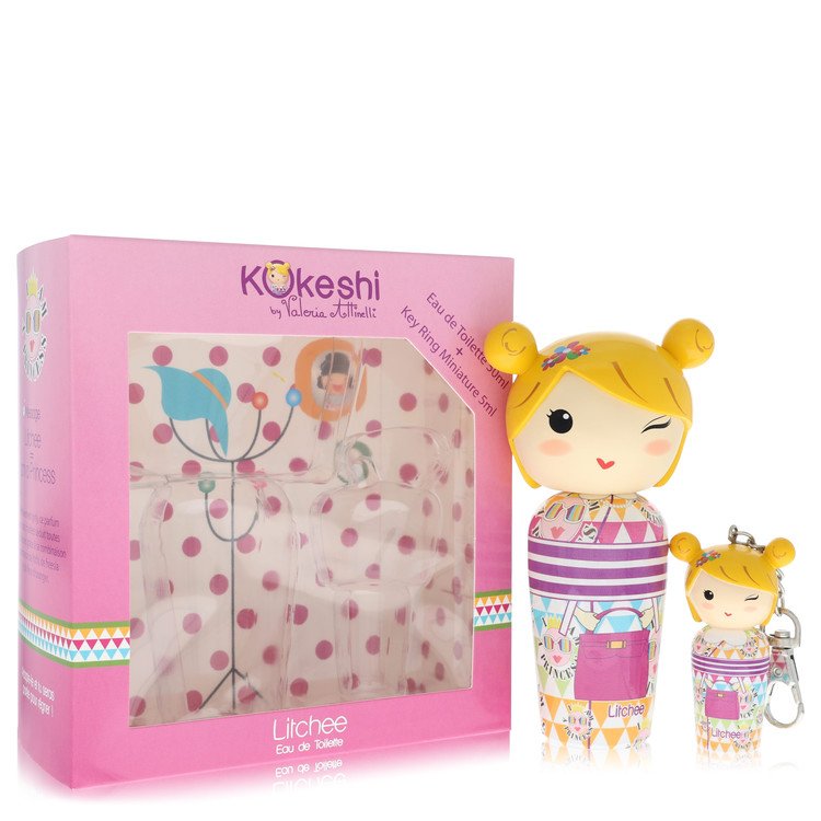 Kokeshi Litchee Eau De Toilette Spray with Key Ring By Kokeshi