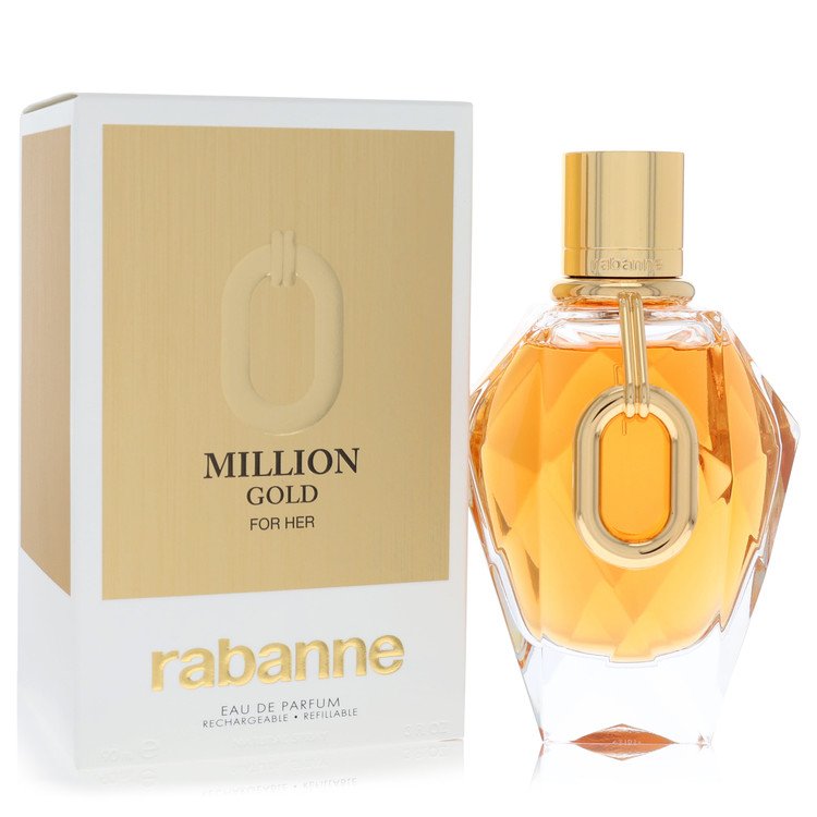 Paco Rabanne Million Gold Eau De Parfum Refillable Spray By Paco Rabanne